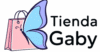 logo tienda gabi con letras al costado 180x60